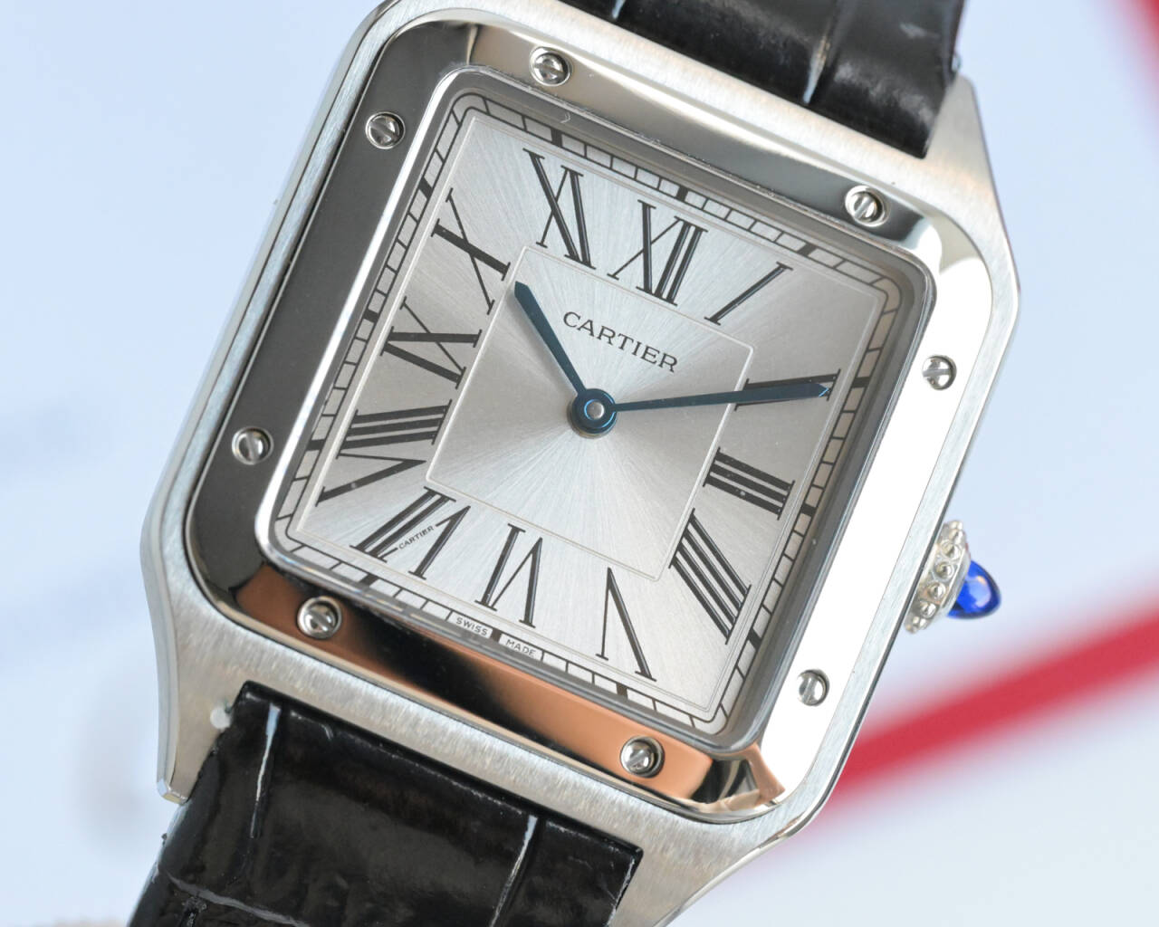 NO:552917,Taiwan factory Dumont Santos details,19860909台湾厂 杜蒙山度士 细节图,,Watch