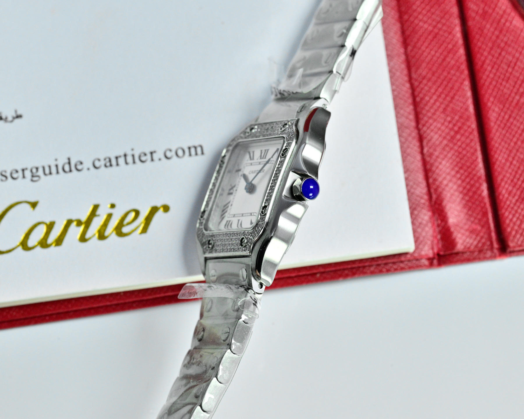Cartier Style Blue Watches Watches Watches detail image 4 from source 765668