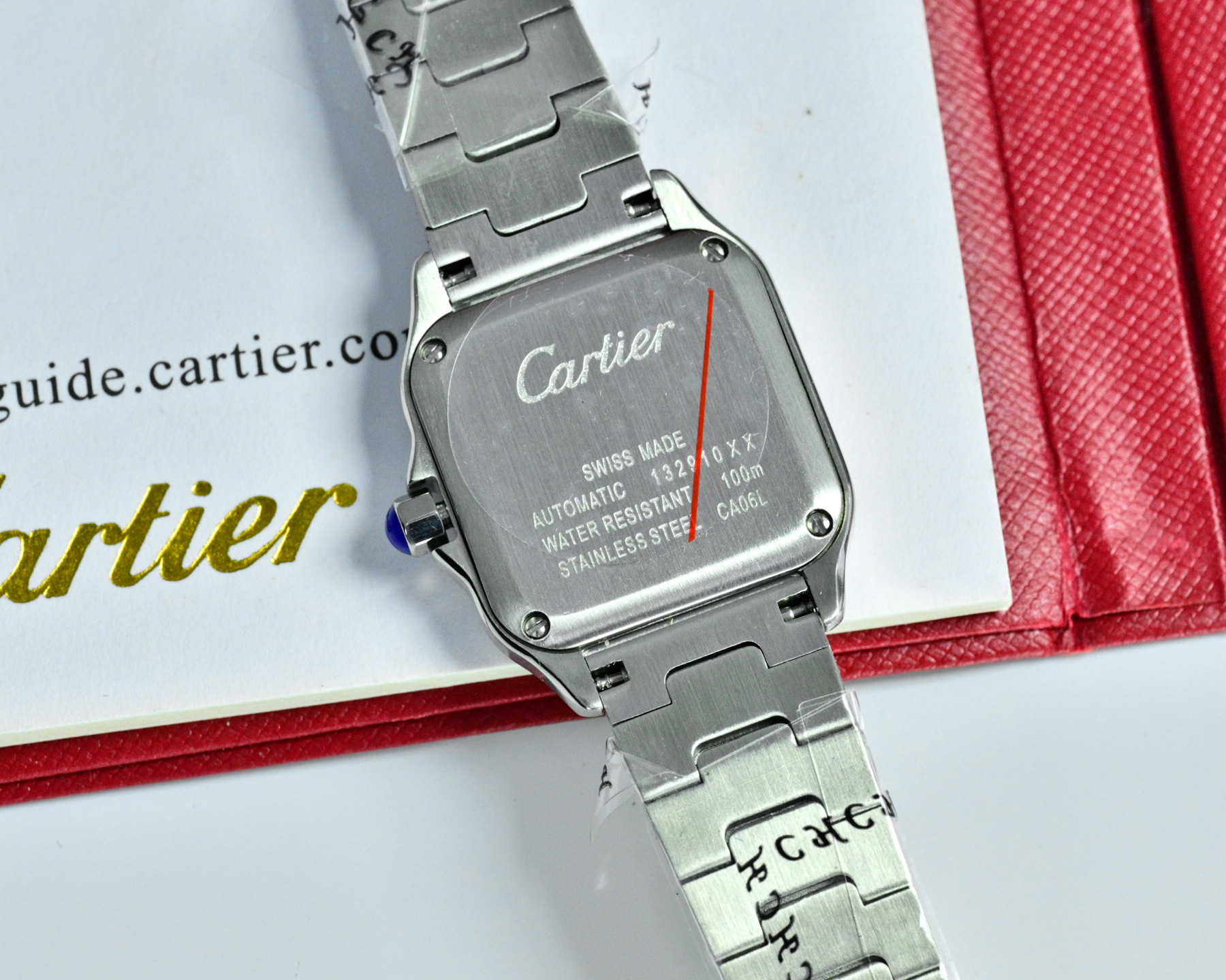 Cartier Style Blue Watches Watches Watches detail image 4 from source 765669