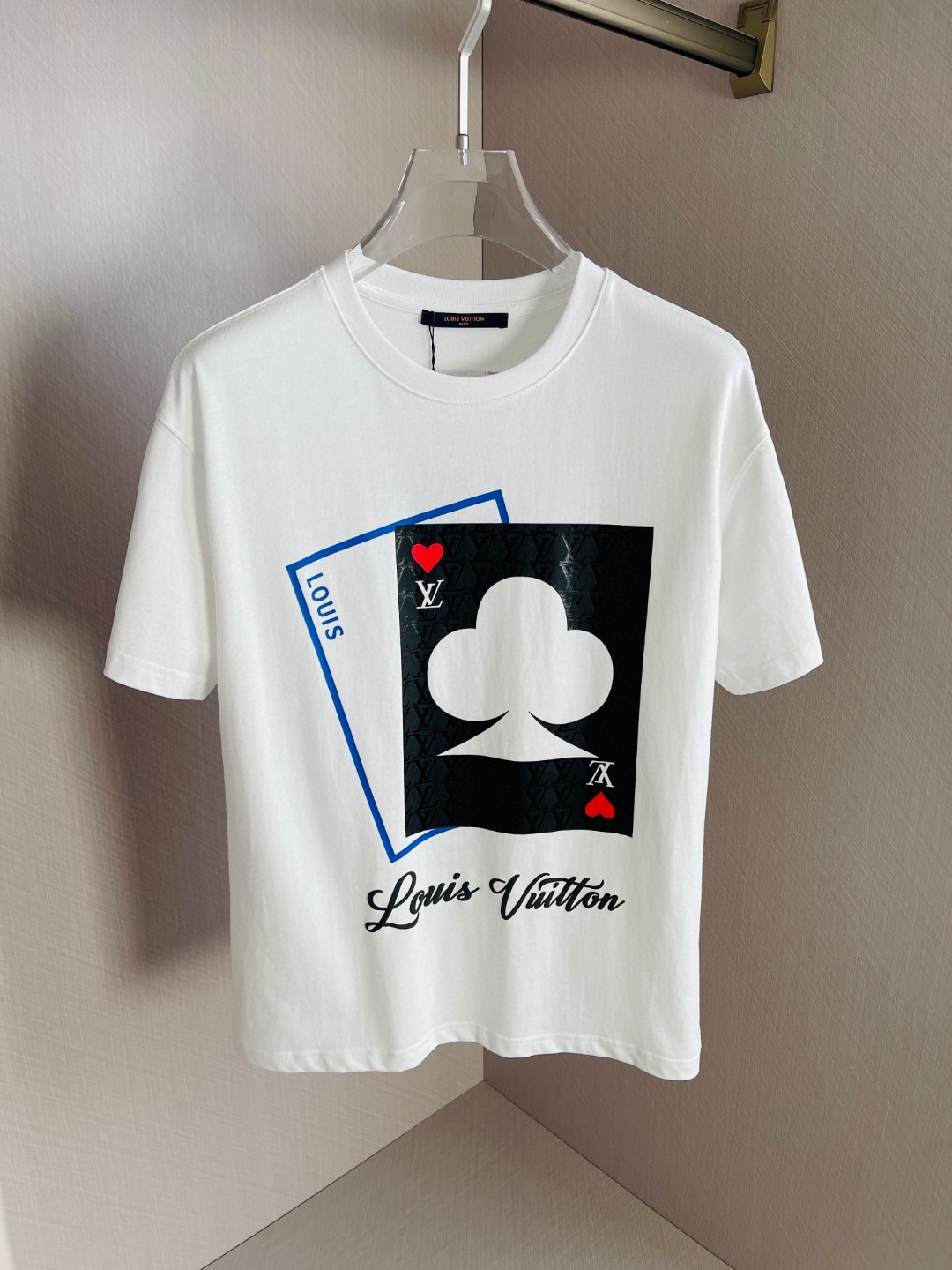 Louis Vuitton Clothing T-Shirt Black White Unisex Cotton Spring/Summer Collection Fashion Long Sleeve