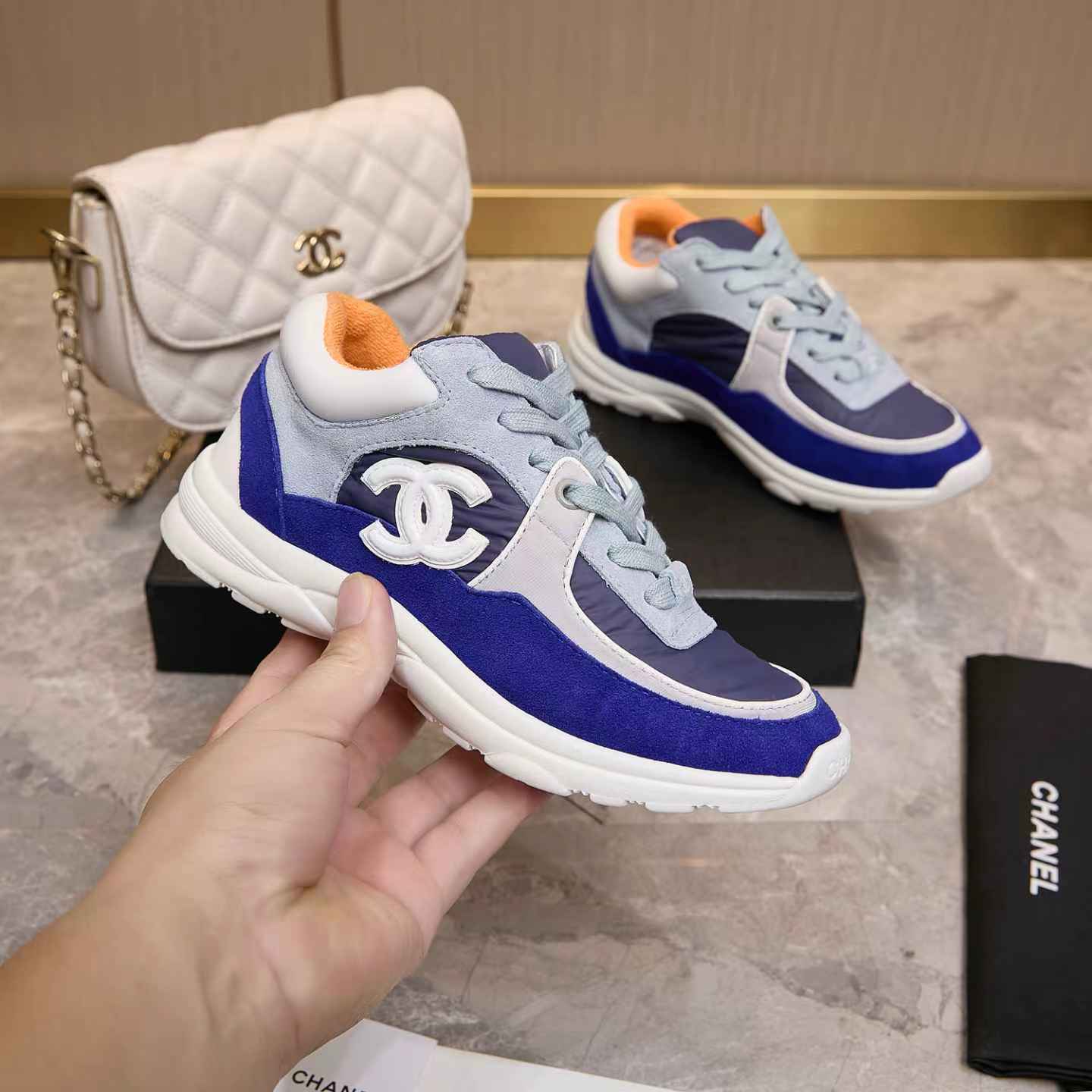 Chanel ——2025 …… ……🔝 ꫛꫀꪝ Go➫ ❶ + ❷ ❸ TPU 35–41 38-46 Scarpe sportive Scarpe Scarpe