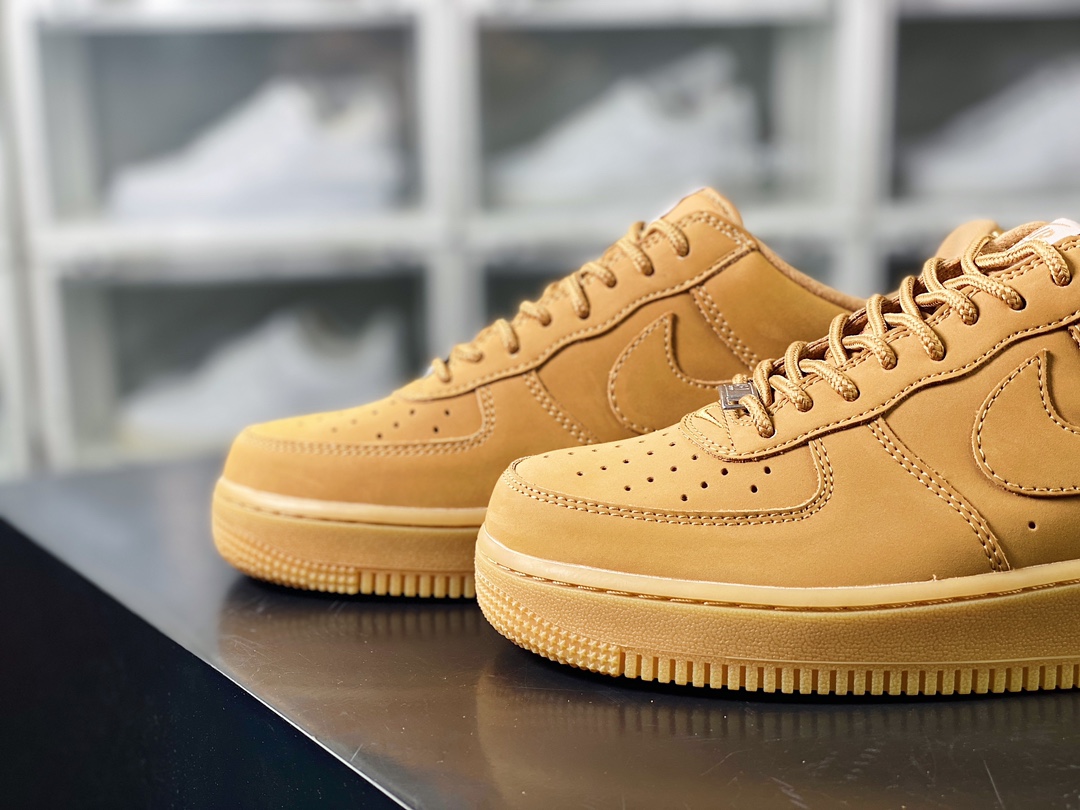 Air Force 1 Low'07”Wheat Flax”空军一号低帮板鞋“Sup麦黄”DN1555-200
