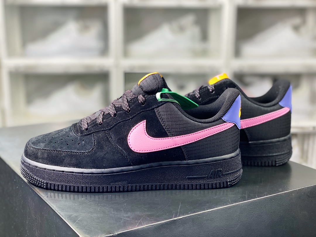 220 Air Force 1 Low '07 ACG”Black/Pink”空军一号板鞋“麂皮黑粉紫”CD0887-001