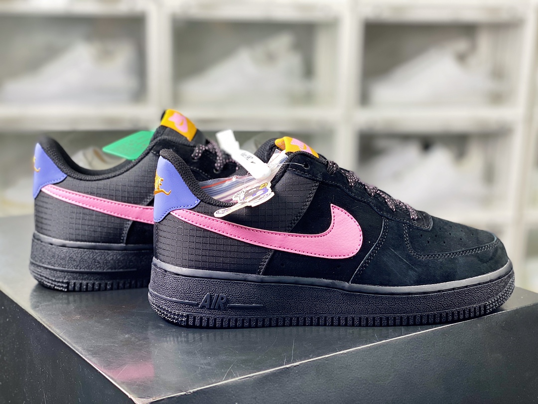 220 Air Force 1 Low '07 ACG”Black/Pink”空军一号板鞋“麂皮黑粉紫”CD0887-001