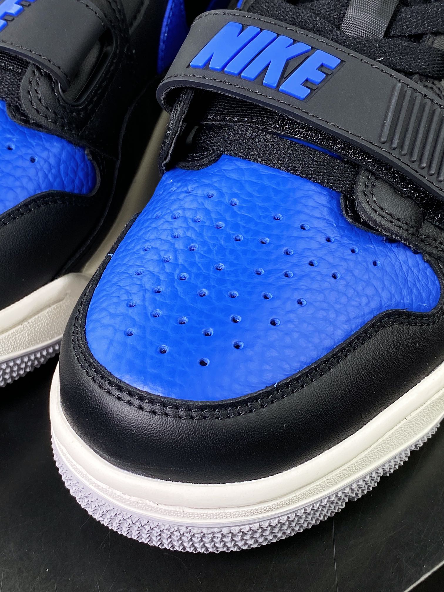 240 Air Jordan Legacy 312 Low GS”Black/Royal”乔丹篮球鞋“黑蓝赛车蓝爆裂纹”CD9054-041