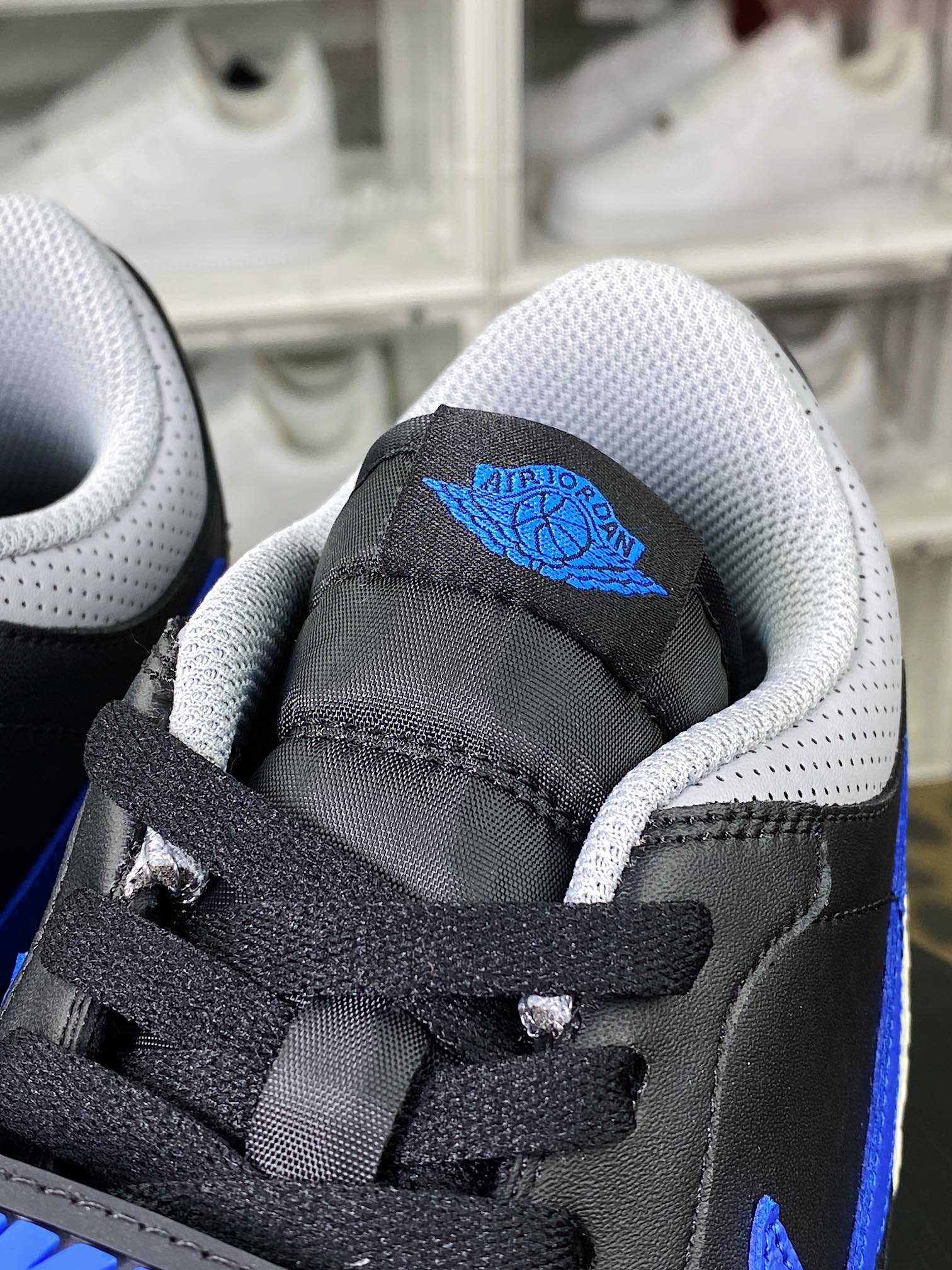 240 Air Jordan Legacy 312 Low GS”Black/Royal”乔丹篮球鞋“黑蓝赛车蓝爆裂纹”CD9054-041