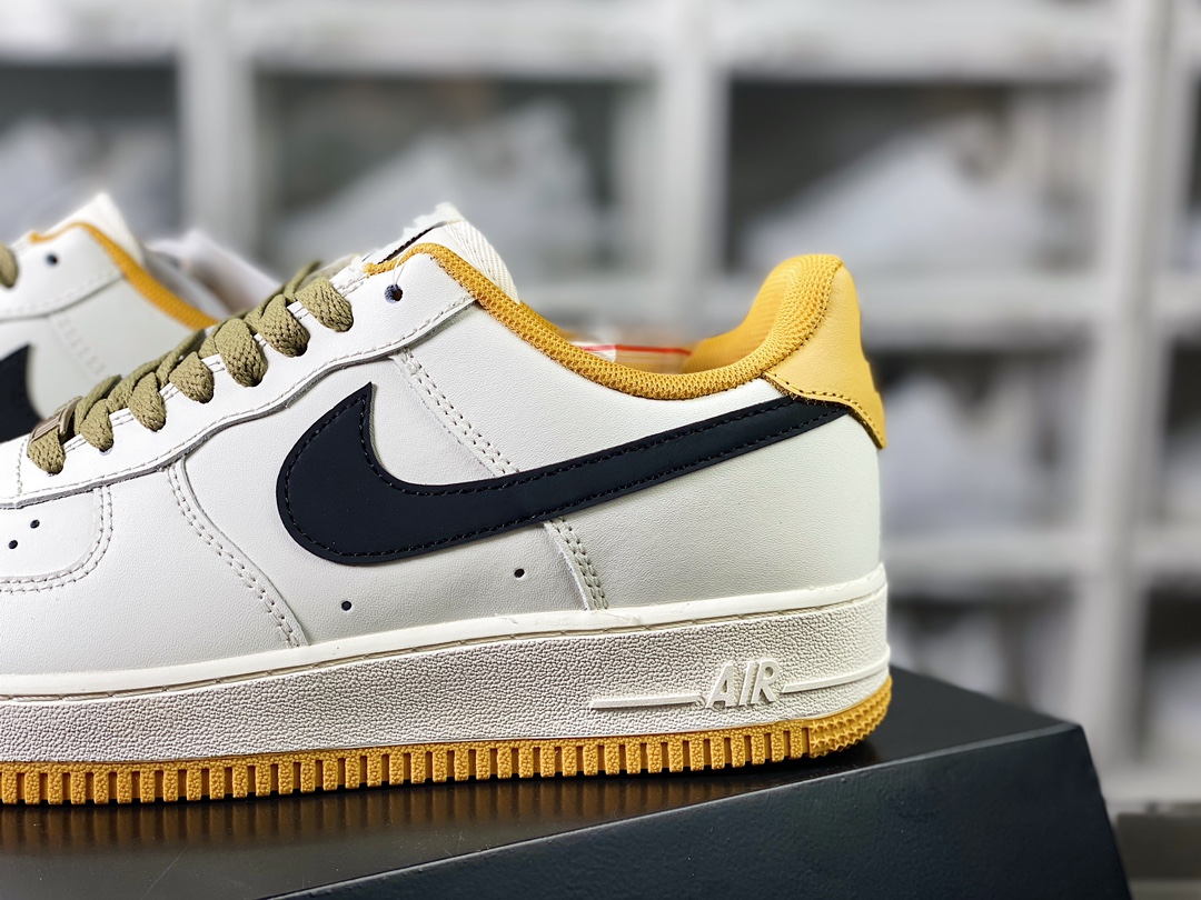 200  Air Force 1'07 Low Retro SP空军一号板鞋“皮革米白姜黄黑钩子”DD3063-066