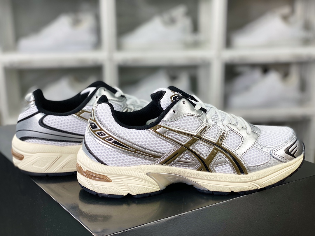 200 亚瑟士/Asics Gel-1130 系列低帮复古休闲运动慢跑鞋“藏蓝银”1201A256-400