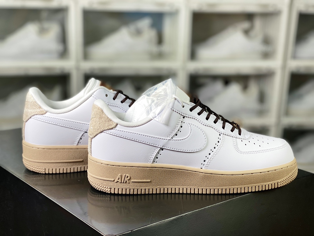 220  Air Force 1'07 Low 空军一号低帮经典百搭休闲运动板鞋“白黄”FV3700-112