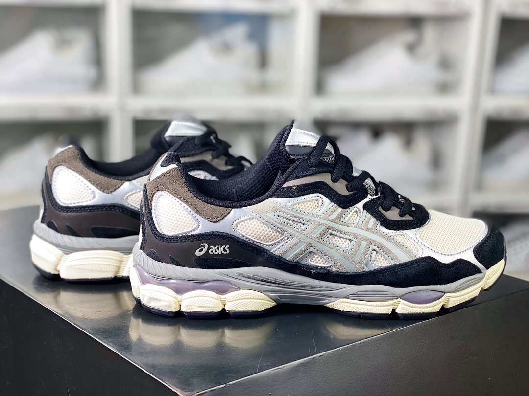 220 亚瑟士/Asics Gel-NYC 系列低帮复古休闲运动慢跑鞋“浅灰银白”1201A789-102