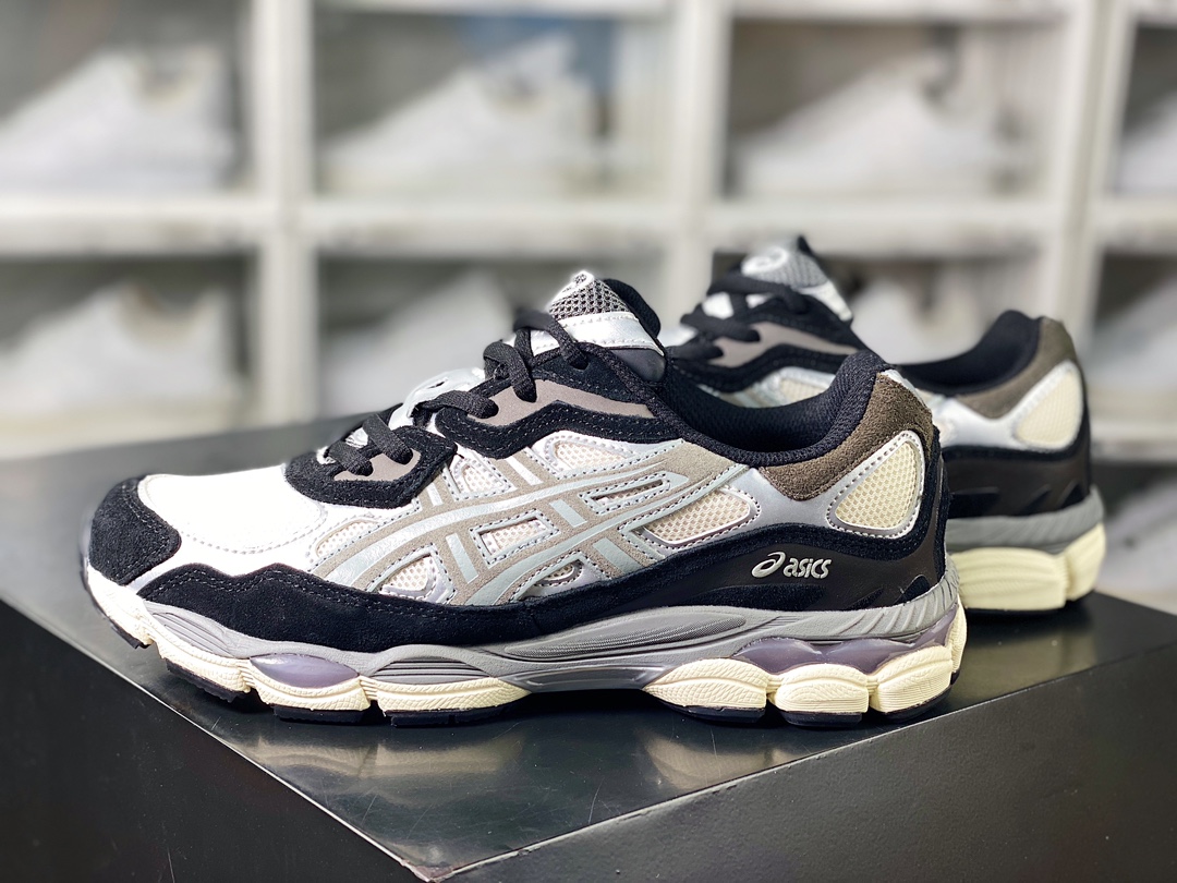 220 亚瑟士/Asics Gel-NYC 系列低帮复古休闲运动慢跑鞋“浅灰银白”1201A789-102