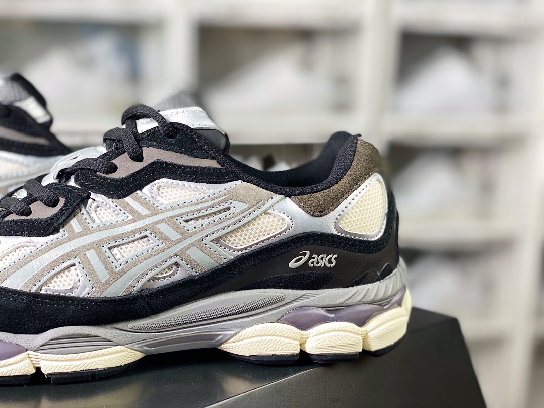 220 亚瑟士/Asics Gel-NYC 系列低帮复古休闲运动慢跑鞋“浅灰银白”1201A789-102