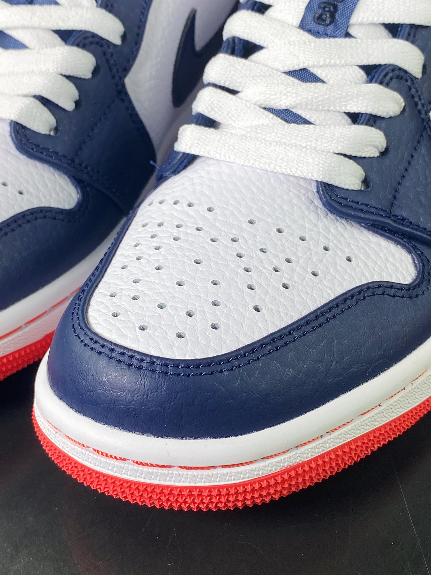 220 Air Jordan 1 Low"Obsidian Ember Glow"AJ1乔丹一代低帮篮球鞋“午夜蓝白黑曜石”553558-481