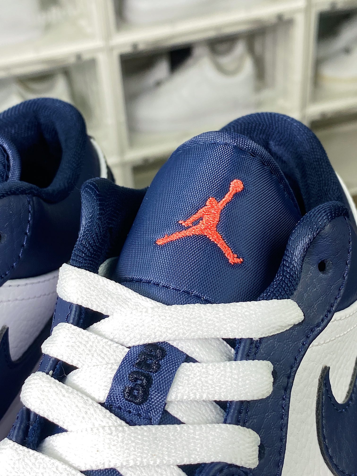 220 Air Jordan 1 Low"Obsidian Ember Glow"AJ1乔丹一代低帮篮球鞋“午夜蓝白黑曜石”553558-481