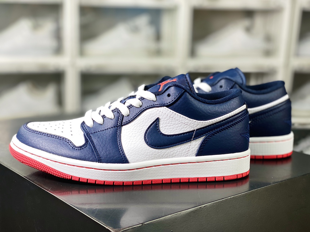 220 Air Jordan 1 Low"Obsidian Ember Glow"AJ1乔丹一代低帮篮球鞋“午夜蓝白黑曜石”553558-481