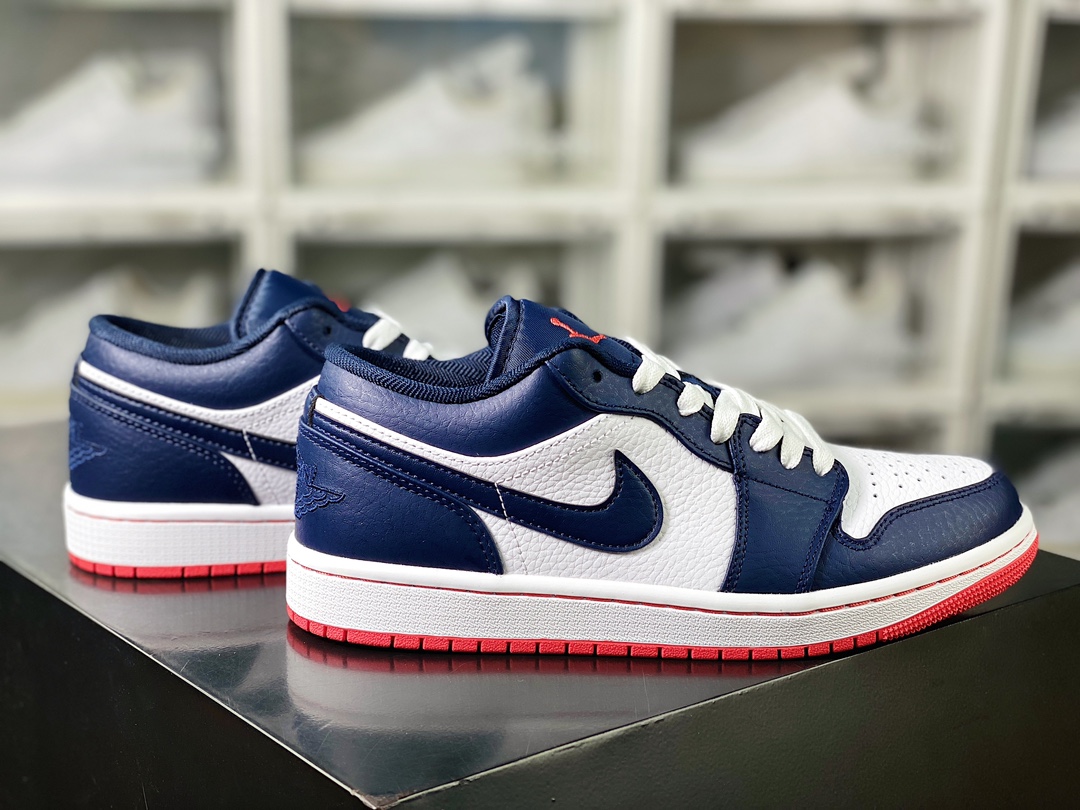 220 Air Jordan 1 Low"Obsidian Ember Glow"AJ1乔丹一代低帮篮球鞋“午夜蓝白黑曜石”553558-481