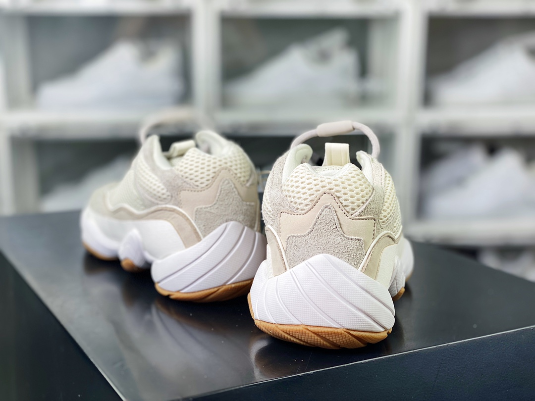 280 KANYE WEST x 【adidas Yeezy】 500"Granite"复古姥爹风厚底休闲运动慢跑鞋