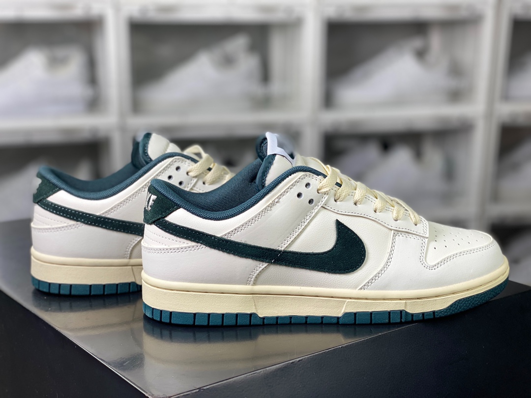 180 SB Dunk Low”Athletic Department”扣篮系列低帮板鞋“米白墨绿氧化底”FQ8080-133