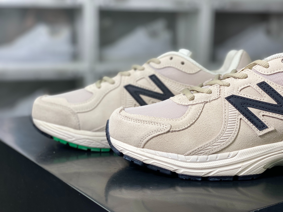 220 New Balance ML860 V2系列低帮经典复古老爹风休闲运动慢跑鞋“麂皮奶白黑绿红”ML860XG