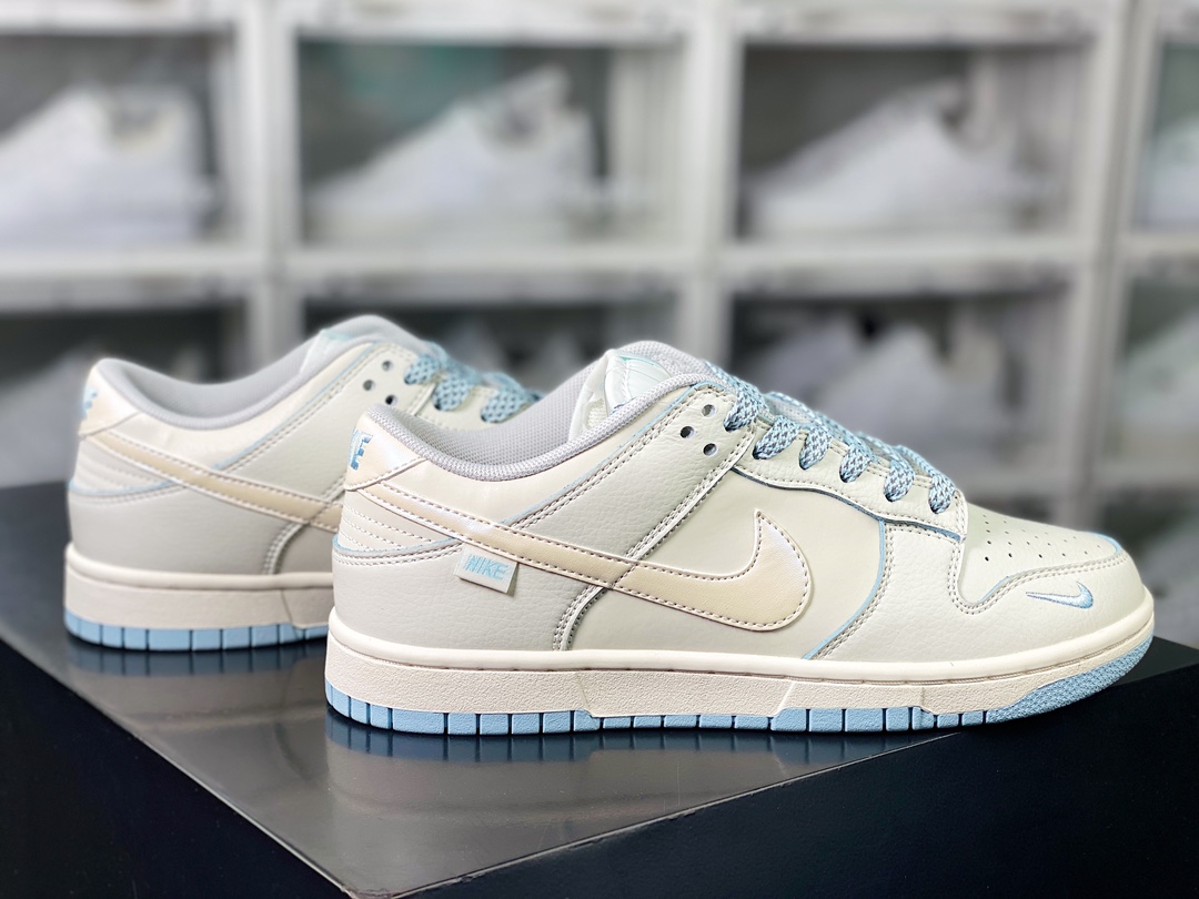 280 Dunk Low Retro 扣篮系列低帮休闲运动滑板板鞋“皮革米白珠光卡其小钩”KK0517-002