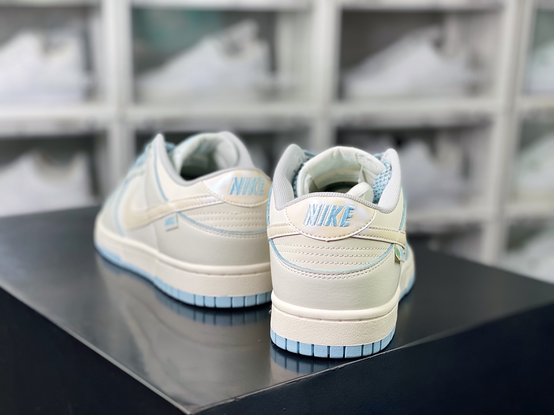 280 Dunk Low Retro 扣篮系列低帮休闲运动滑板板鞋“皮革米白珠光卡其小钩”KK0517-002