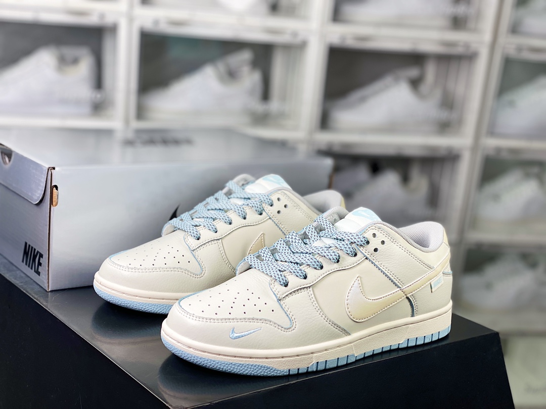 280 Dunk Low Retro 扣篮系列低帮休闲运动滑板板鞋“皮革米白珠光卡其小钩”KK0517-002