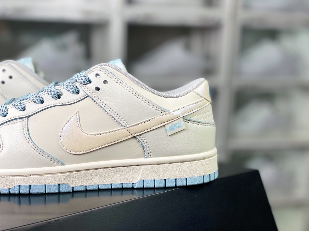 280 Dunk Low Retro 扣篮系列低帮休闲运动滑板板鞋“皮革米白珠光卡其小钩”KK0517-002