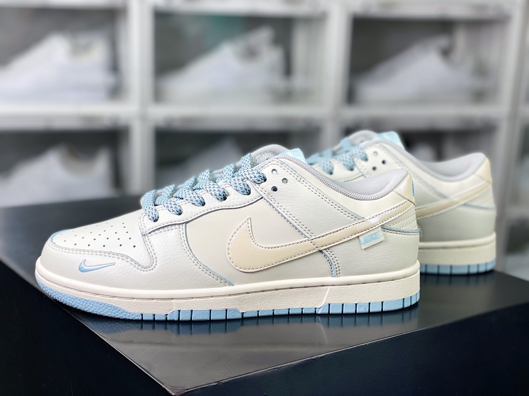 280 Dunk Low Retro 扣篮系列低帮休闲运动滑板板鞋“皮革米白珠光卡其小钩”KK0517-002