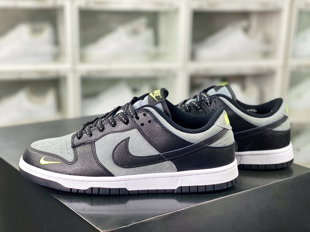 240 SB Dunk Low”Black Grey Green Strike”扣篮系列板鞋“黑灰迷你小钩”FQ2205-001