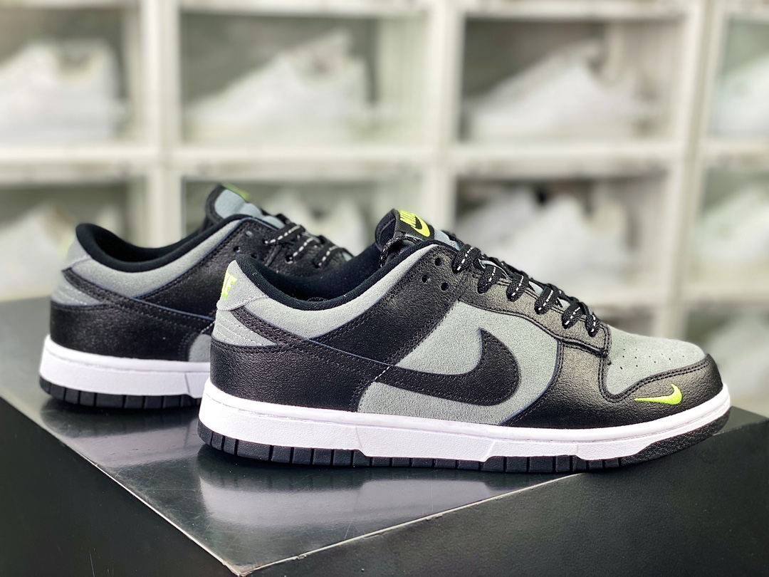 240 SB Dunk Low”Black Grey Green Strike”扣篮系列板鞋“黑灰迷你小钩”FQ2205-001