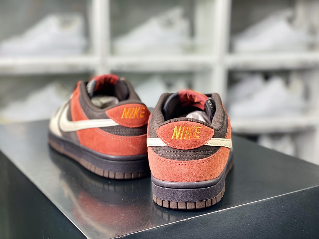 220 SB Dunk Low”Red Panda”扣篮系列低帮休闲运动滑板板鞋“奶油白棕小涴熊”FV0395-200