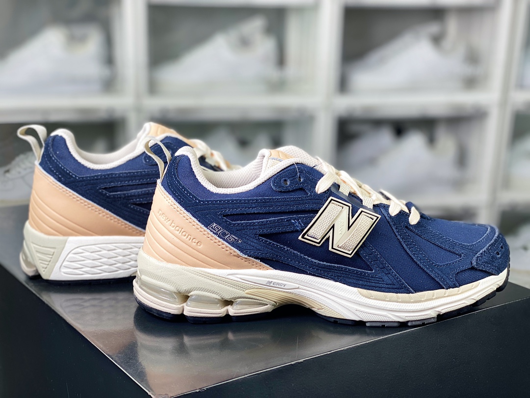 240 新百伦New Balance M1906R系列低帮复古老爹风休闲运动慢跑鞋“藏蓝杏仁茶黄”M1906FB