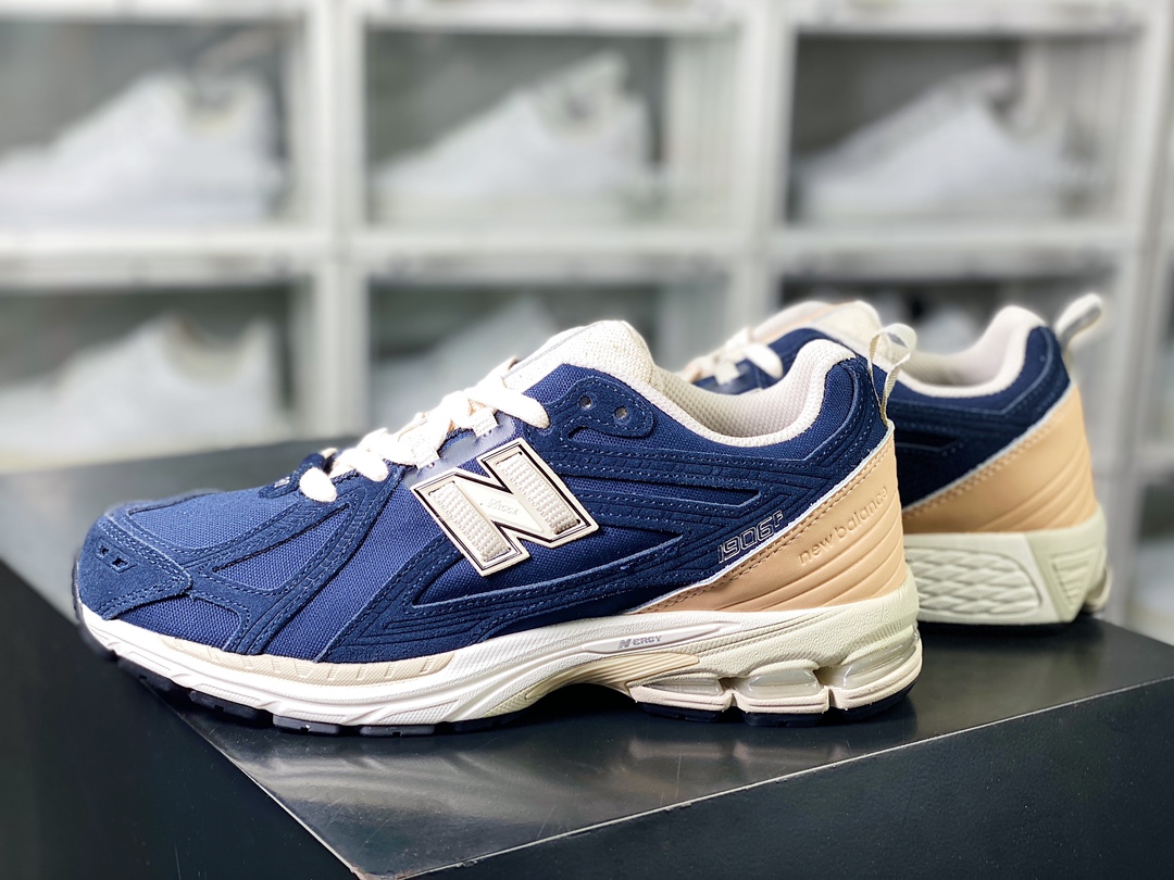 240 新百伦New Balance M1906R系列低帮复古老爹风休闲运动慢跑鞋“藏蓝杏仁茶黄”M1906FB