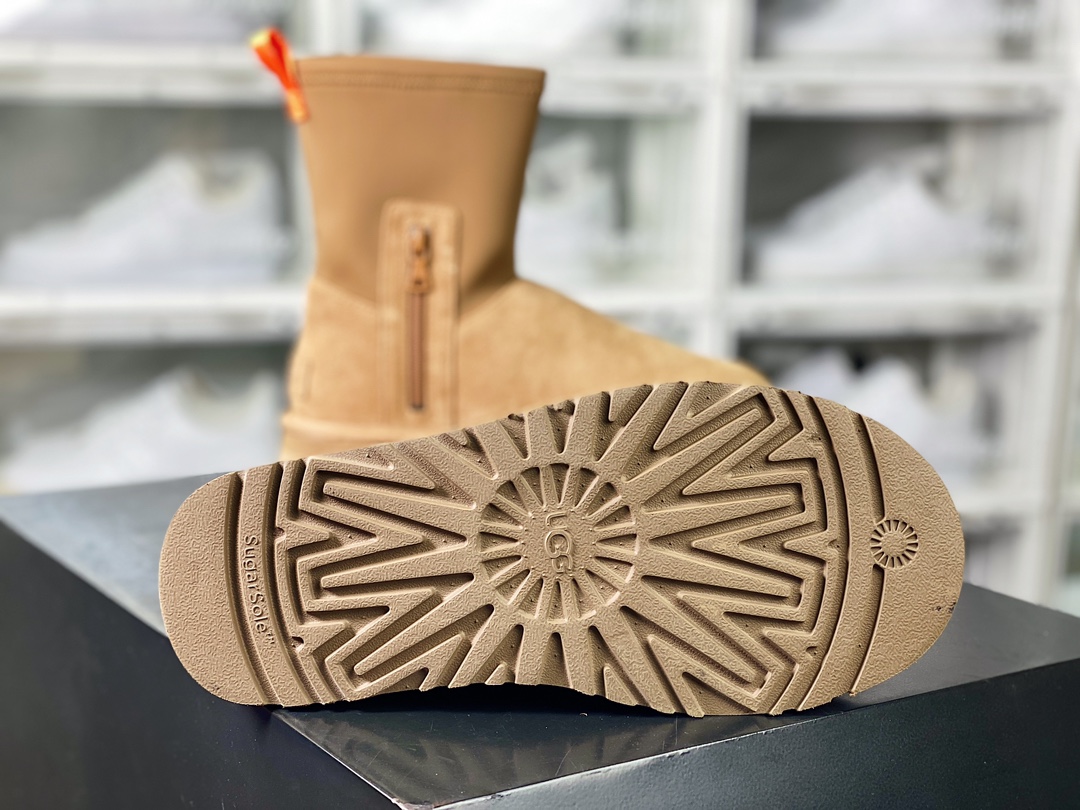 360 UGG W Classic Ultra Mini Platform 新奇系列经典短靴“卡其黄”