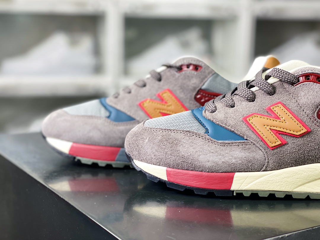 220 新百伦New Balance M998 Made in USA 高端美产血统系列经典复古休闲运动慢跑鞋“灰橘”M998GY