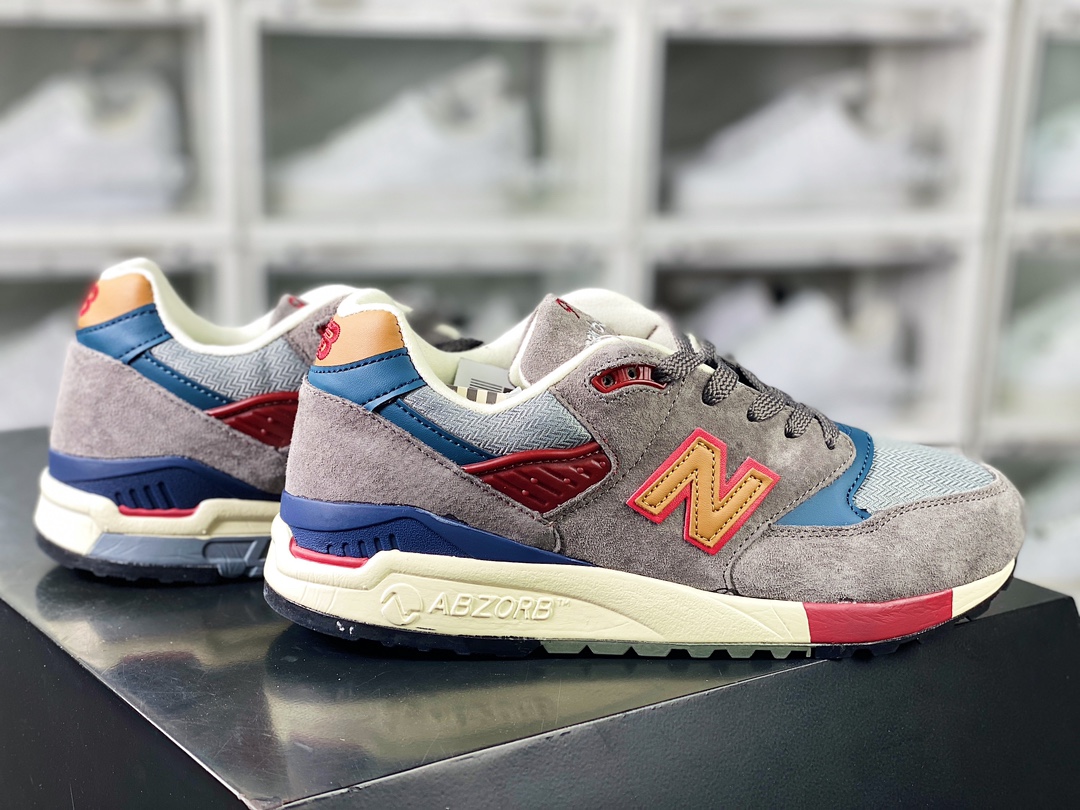 220 新百伦New Balance M998 Made in USA 高端美产血统系列经典复古休闲运动慢跑鞋“灰橘”M998GY