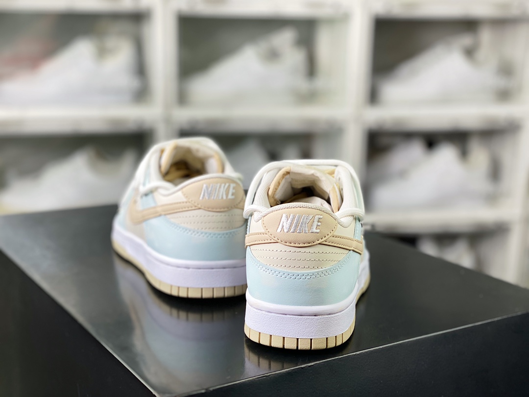 240 SB Dunk Low Lot"Beige/Light Blue"扣篮系列低帮板鞋“海盐椰云米蓝绑绳”DV0831-003