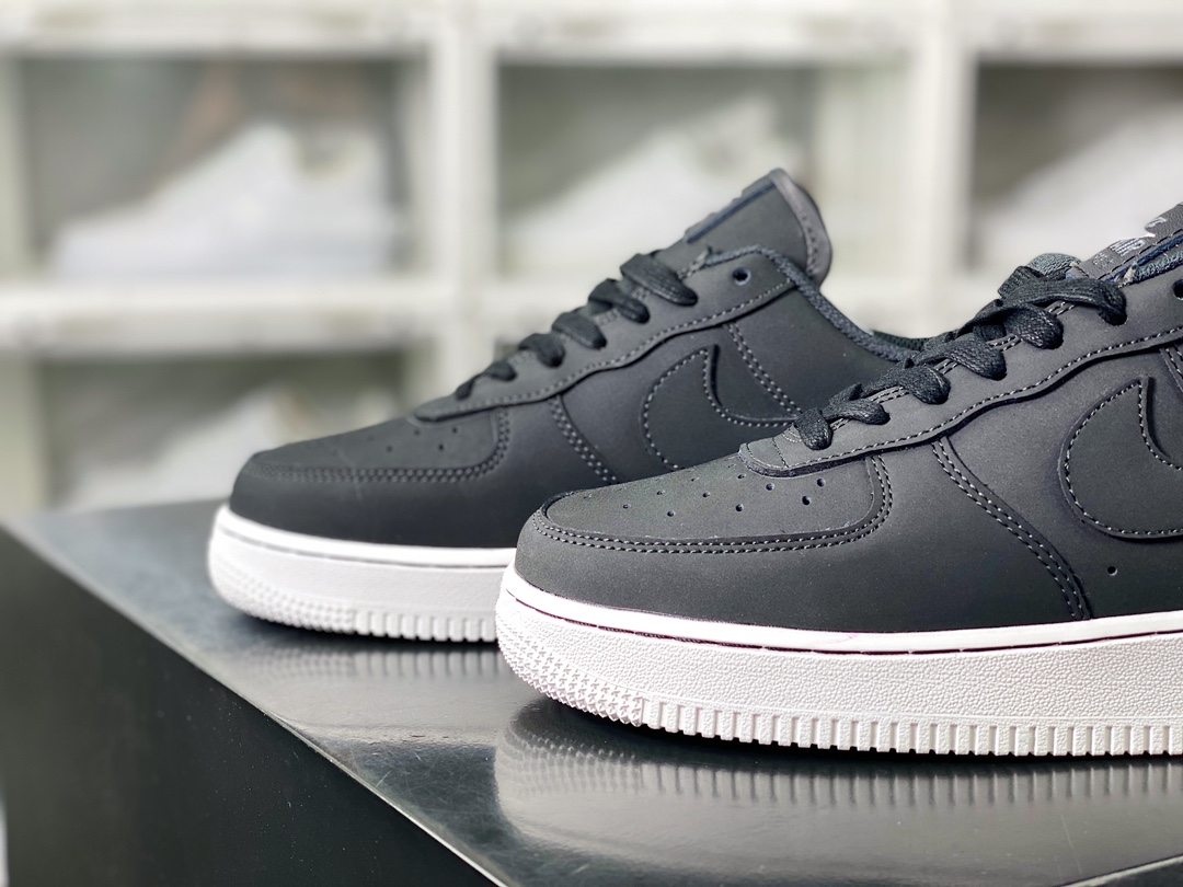 220 Air Force 1 '07 Low LX"Off Noir"空军一号经典低帮百搭休闲运动板鞋“磨砂皮黑”DQ8571-001