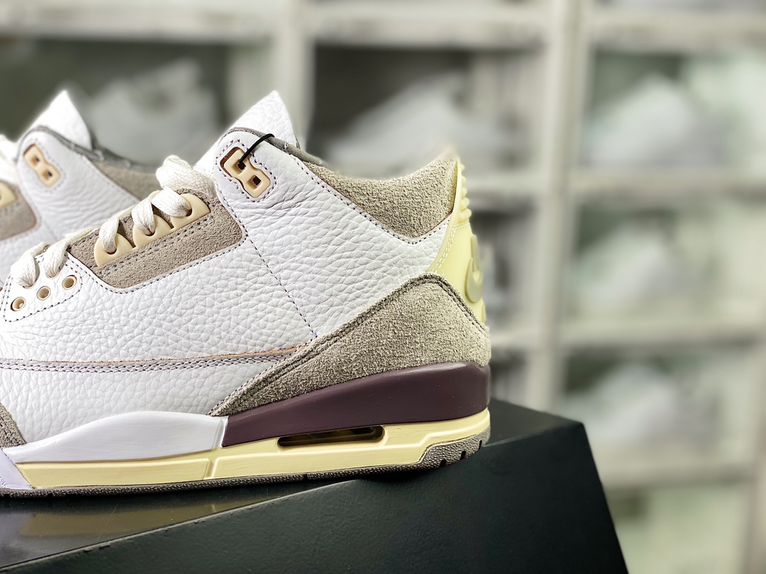 400 NIKE Air Jordan 3 Retro SP"Raised By Women"迈克尔·乔丹AJ3代中帮篮球鞋“米白灰联名”DH3434-110