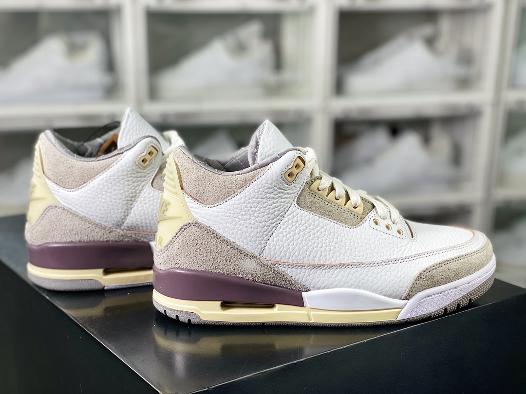 400 NIKE Air Jordan 3 Retro SP"Raised By Women"迈克尔·乔丹AJ3代中帮篮球鞋“米白灰联名”DH3434-110