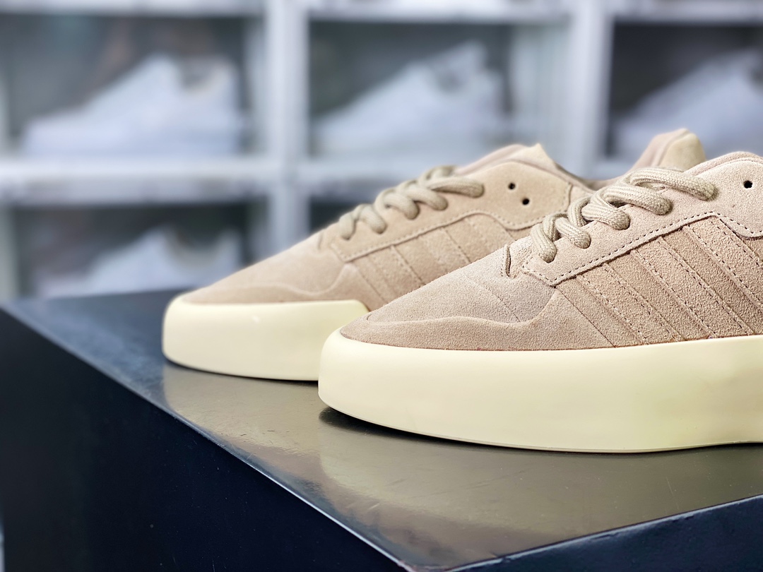 280 Fear Of God x 【adidas】 Athletics Forum 86 Low"Sand"罗马板鞋“翻毛沙棕米黄底”IE6213