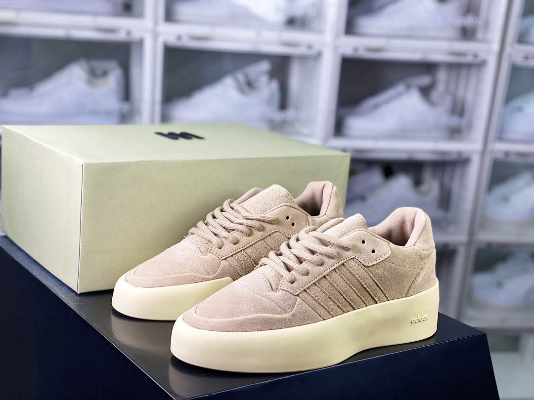 280 Fear Of God x 【adidas】 Athletics Forum 86 Low”Sand”罗马板鞋“翻毛沙棕米黄底”IE6213