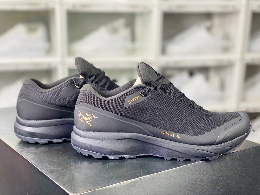 280 Arc'teryx Norvan LD 3 GTX Trail 北温哥华跑鞋“黑深灰黄LOGO”L0794760028