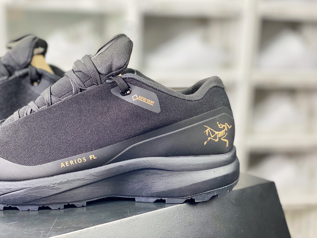 280 Arc'teryx Norvan LD 3 GTX Trail 北温哥华跑鞋“黑深灰黄LOGO”L0794760028