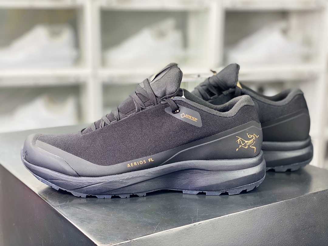 280 Arc'teryx Norvan LD 3 GTX Trail 北温哥华跑鞋“黑深灰黄LOGO”L0794760028