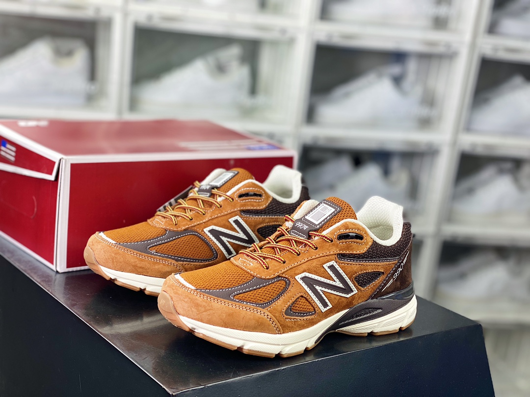 240 新百伦New Balance in USA M990V4″L.L.Bean”系列美产血统经典跑步鞋“深棕摩卡”W990LL4