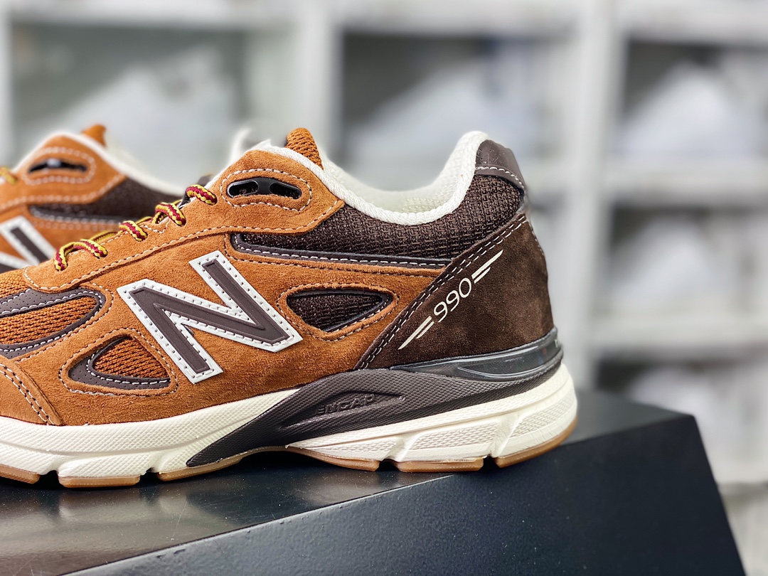 240 新百伦New Balance in USA M990V4"L.L.Bean"系列美产血统经典跑步鞋“深棕摩卡”W990LL4