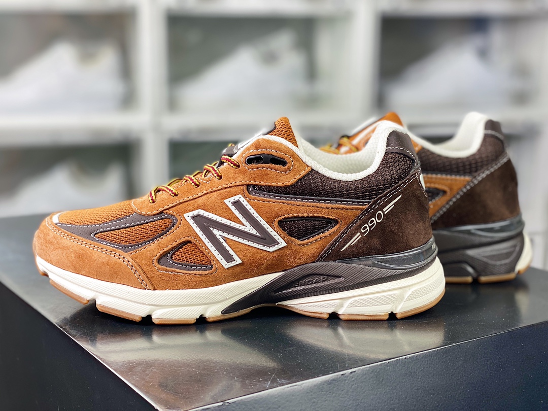 240 新百伦New Balance in USA M990V4"L.L.Bean"系列美产血统经典跑步鞋“深棕摩卡”W990LL4