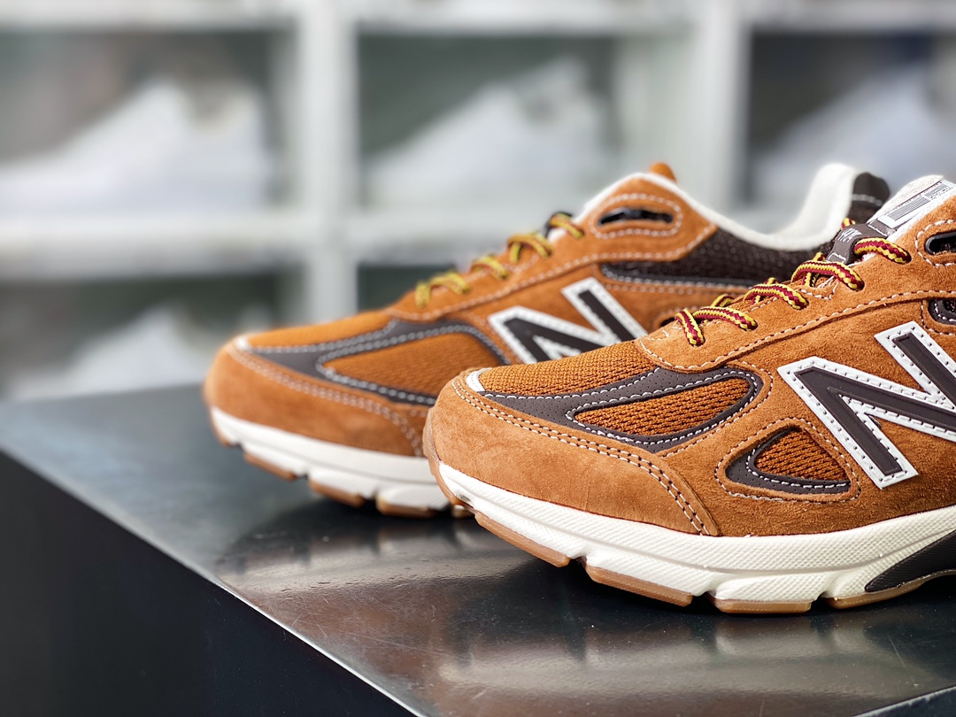 240 新百伦New Balance in USA M990V4"L.L.Bean"系列美产血统经典跑步鞋“深棕摩卡”W990LL4