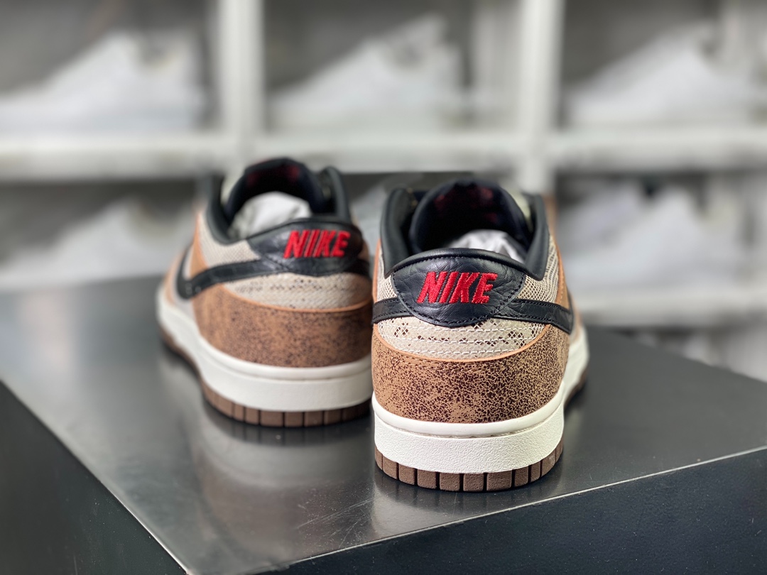 240 Nike SB Dunk Low”CO.JP (2023)”扣篮系列低帮板鞋“深棕黑蟒蛇纹”FJ5434-120